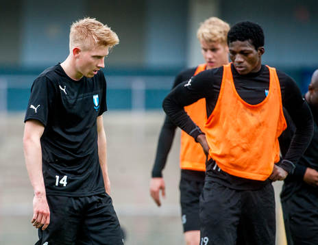Simon Kroon, och Benjamin Fadi,, Malmö FF