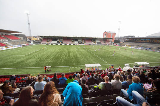 översikt på Behrn Arena i Örebro