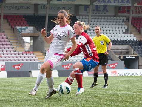 Sara Björk Gunnarsdottir FC Malmö, Domare Pernilla Larsson