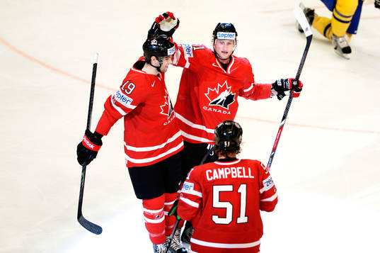 Steven Stamkos, Kanada firas av Justin Schultz, Brian