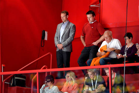 Nicklas Lidström på läkaren innan match