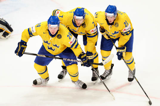 Erik Gustafsson, Henrik Tallinder, Loui Eriksson, Sverige