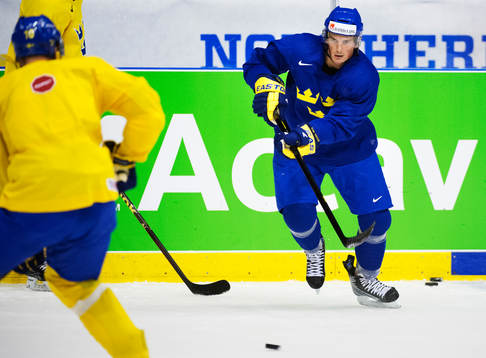 Loui Eriksson passar pucken