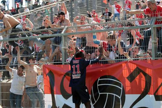 Joie Monaco - Ibrahima TOURE - 11.05.2013 - Nimes / Monaco
