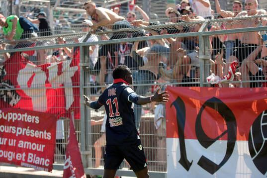 Joie Monaco - Ibrahima TOURE - 11.05.2013 - Nimes / Monaco