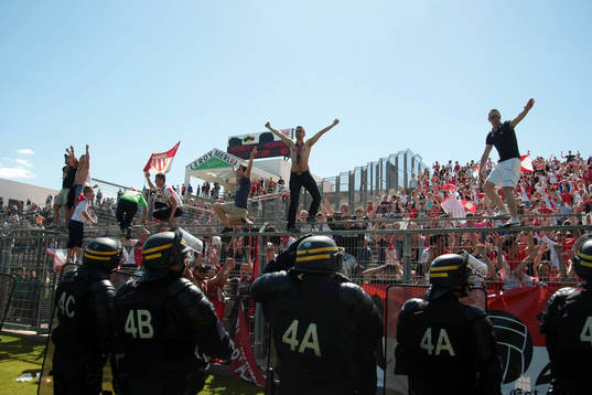 Supporters Monaco - 11.05.2013 - Nimes / Monaco - 36e