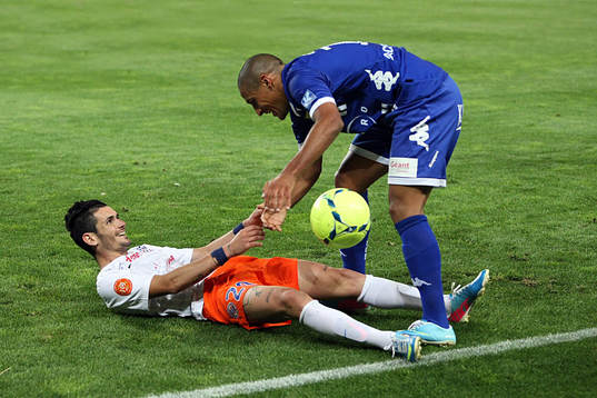 Remy CABELLA / KHAZRI - 11.05.2013 - Bastia / Montpellier -
