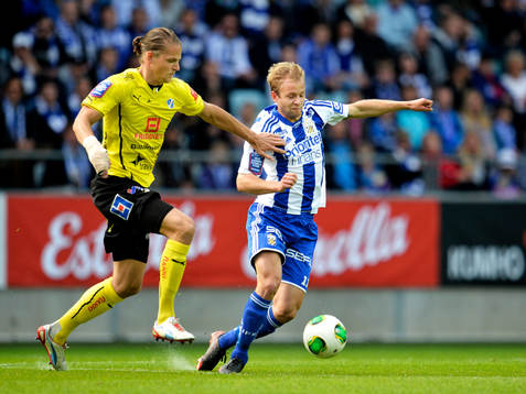 Fredrik Liverstam, Halmstad och Robin Söder, IFK Göteborg