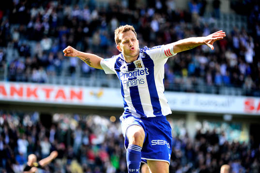 Tobias Hysén jublar