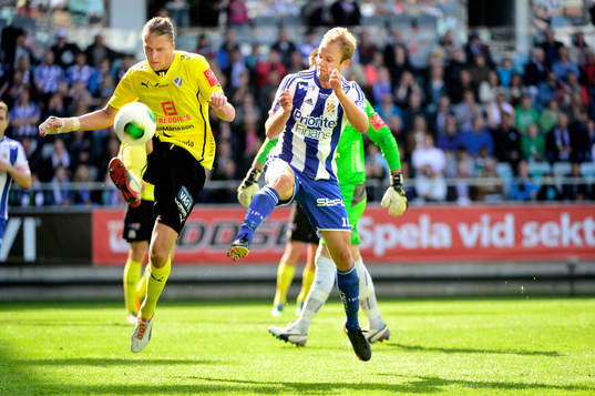 Stefan Selakovic, Halmstad och Robin Söder, IFK Göteborg