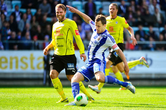 Tobias Hysén, IFK Göteborg gör 1-0