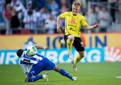 Andreas Landgren, Halmstad, hoppar förbi Daniel