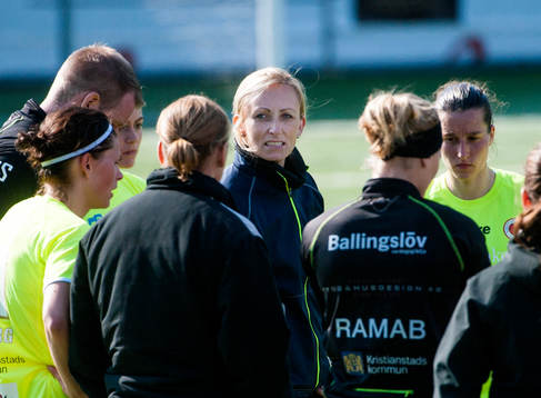Elisabet Gunnarsdottir, tränare Kristianstad