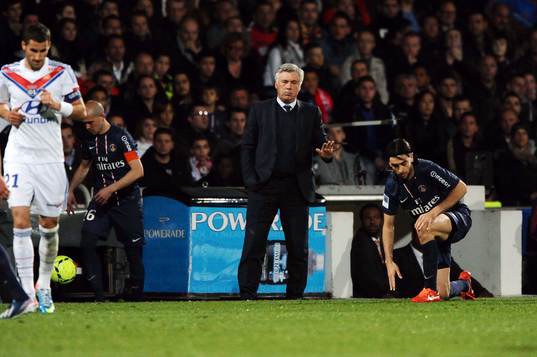 Carlo ANCELOTTI - 12.05.2013 - Lyon / Paris Saint Germain -