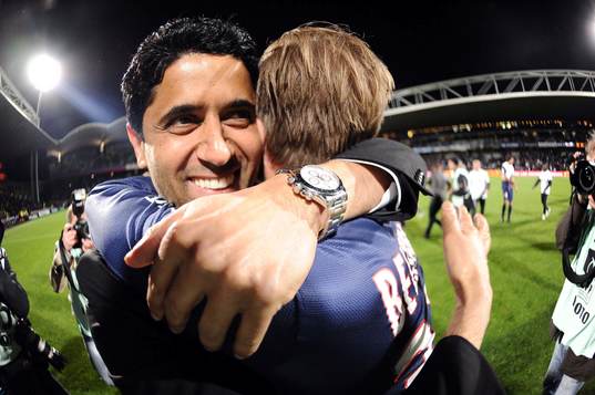 PSG Champion - Nasser AL KHELAIFI / David BECKHAM -