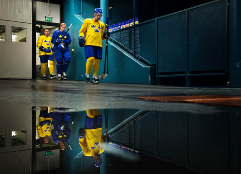 Henrik Sedin, Alexander Edler och Daniel Sedin