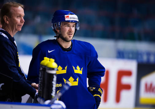 Jimmie Ericsson på Sveriges träning