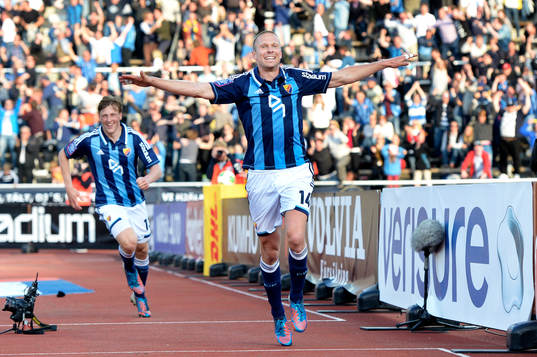 Mattias Östberg, Djurgården, firar