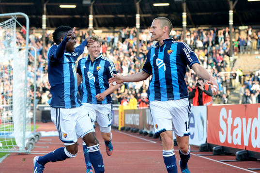 Mattias Östberg, Djurgården firar med Godsway Donyoh och
