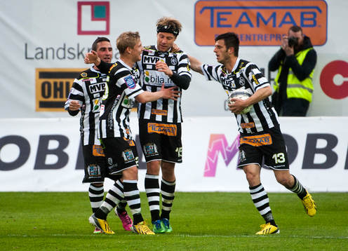 Fredrik Karlsson, Landskrona BOIS, jublar