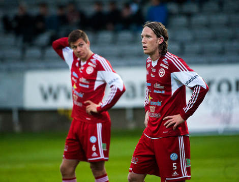 Martin Claesson, och David Björkeryd, Värnamo, deppar