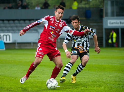 Dzenis Kozica, Värnamo, och Liridon Leci, Landskrona BOIS