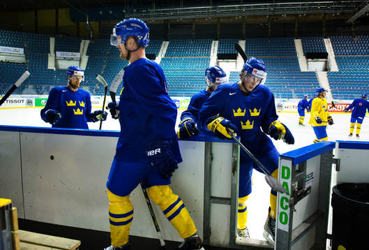 Daniel Sedin, Henrik Sedin, Petter Granberg och Loui