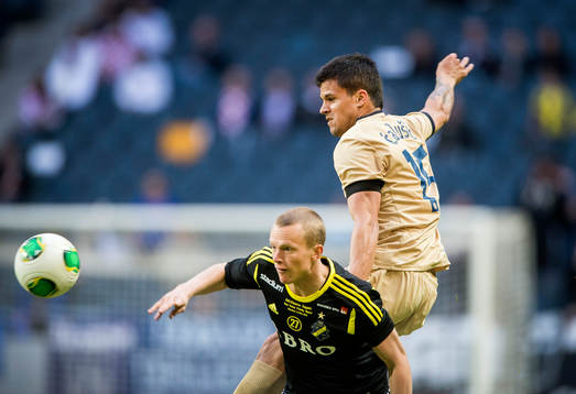 Daniel Gustavsson, AIK och Josip Calusic, Dinamo Zagreb