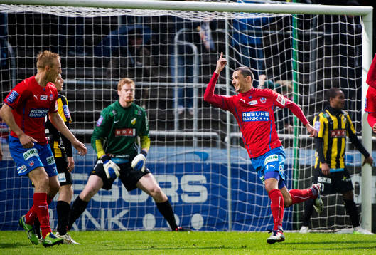 Loret Sadiku, Helsingborg, jublar