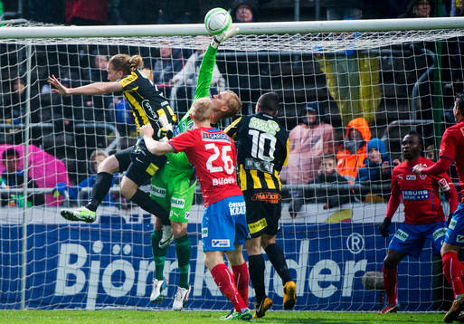 Emil Wahlström, Häcken, Pär Hansson, målvakt,