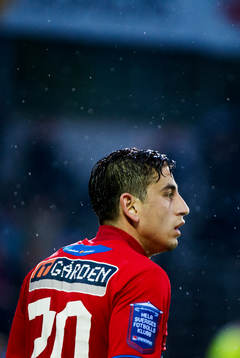 det regnar på Alejandro Bedoya, Helsingborg
