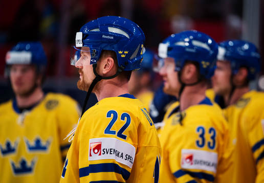 Sveriges Daniel Sedin (v) och Henrik Sedin (h)