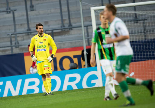 Gais målvakt Tommi Vaiho, deppar