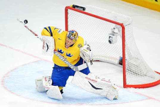 Jacob Markström, målvakt,  Sverige, räddar