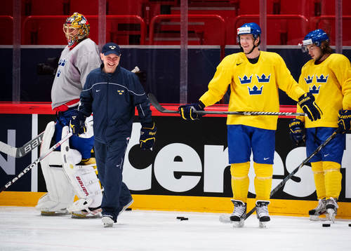 Jacob Markström, Stefan Ladhe, målvaktstränare, Nicklas