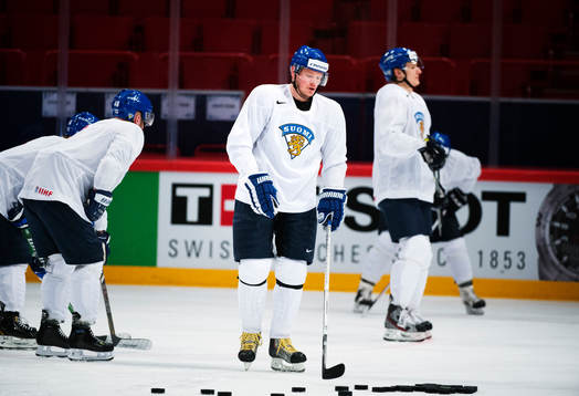 Petri Kontiola på Finlands träning