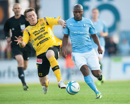 Viktor Agardius, Mjällby och Tokelo Rantie, Malmö