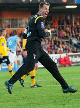 Målvakten Mattias Asper, Mjällby
