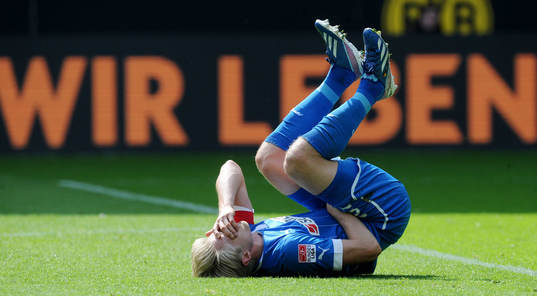 Andreas Beck (Hoffenheim), Werbebande "Wir leben"