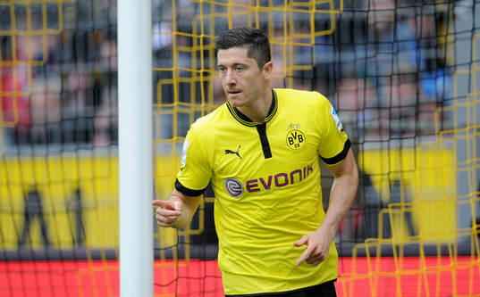 0 Jubel Robert Lewandowski (Dortmund)