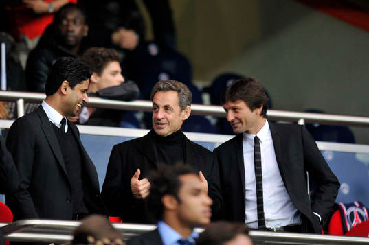 Nasser AL KHELAIFI / Nicolas SARKOZY / LEONARDO -