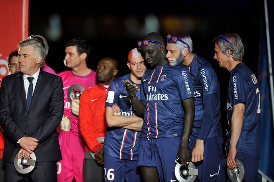 Carlo ANCELOTTI / Christophe JALLET / Mamadou SAKHO /