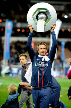 David BECKHAM et le trophee Hexagoal - 18.05.2013 - Paris