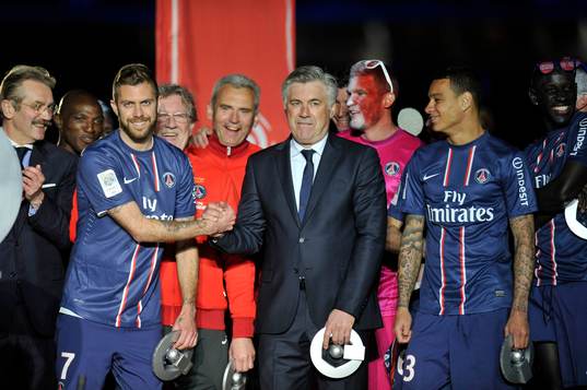 Jeremy MENEZ / Carlo ANCELOTTI - 18.05.2013 - Paris Saint