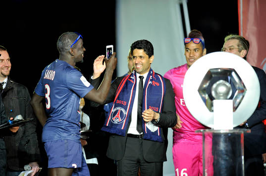 Mamadou SAKHO / Nasser AL KHELAIFI - 18.05.2013 - Paris
