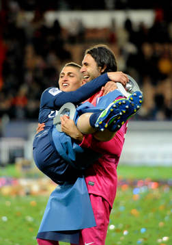 Marco VERRATTI / Salvatore SIRIGU - 18.05.2013 - Paris