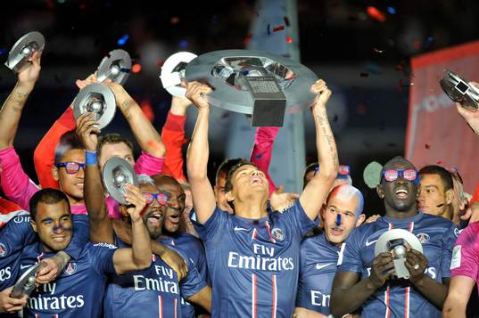 Thiago SILVA et le trophee Hexagoal - 18.05.2013 - Paris