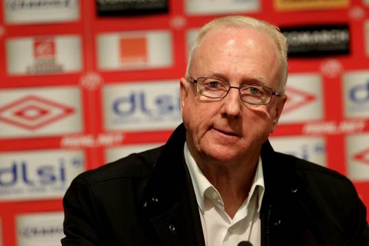 Jacques ROUSSELOT en conference de presse d apres match  -
