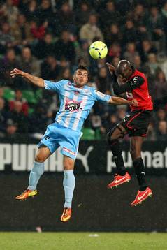 Andy Delort / Alou DIARRA - 18.05.2013 - Rennes / Ajaccio -
