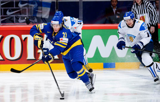 Sveriges Loui Eriksson i semifinalen mellan Finland och